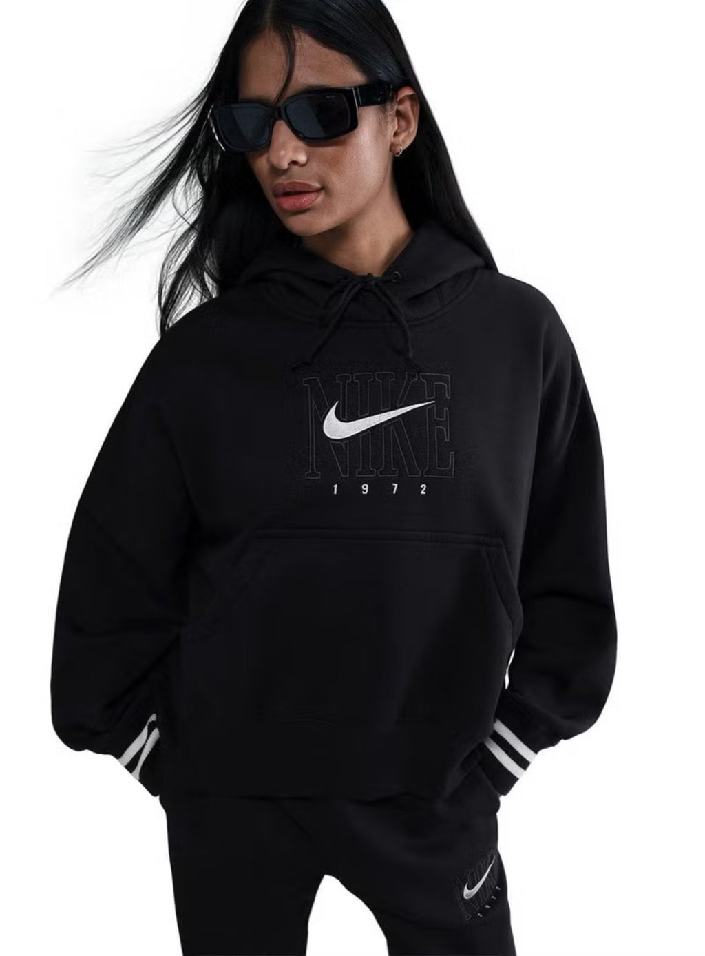 Nike fleece oversized hoodie
