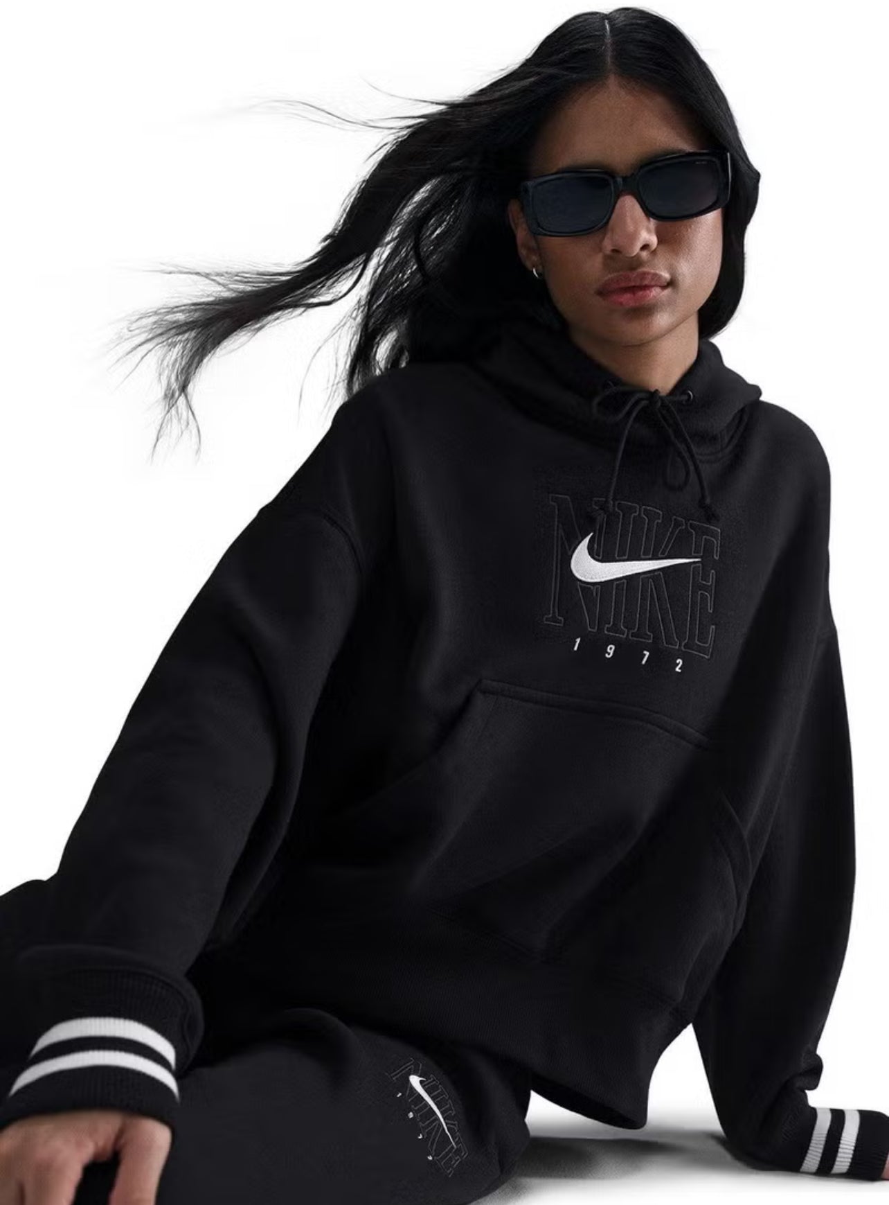 Nike fleece oversized hoodie