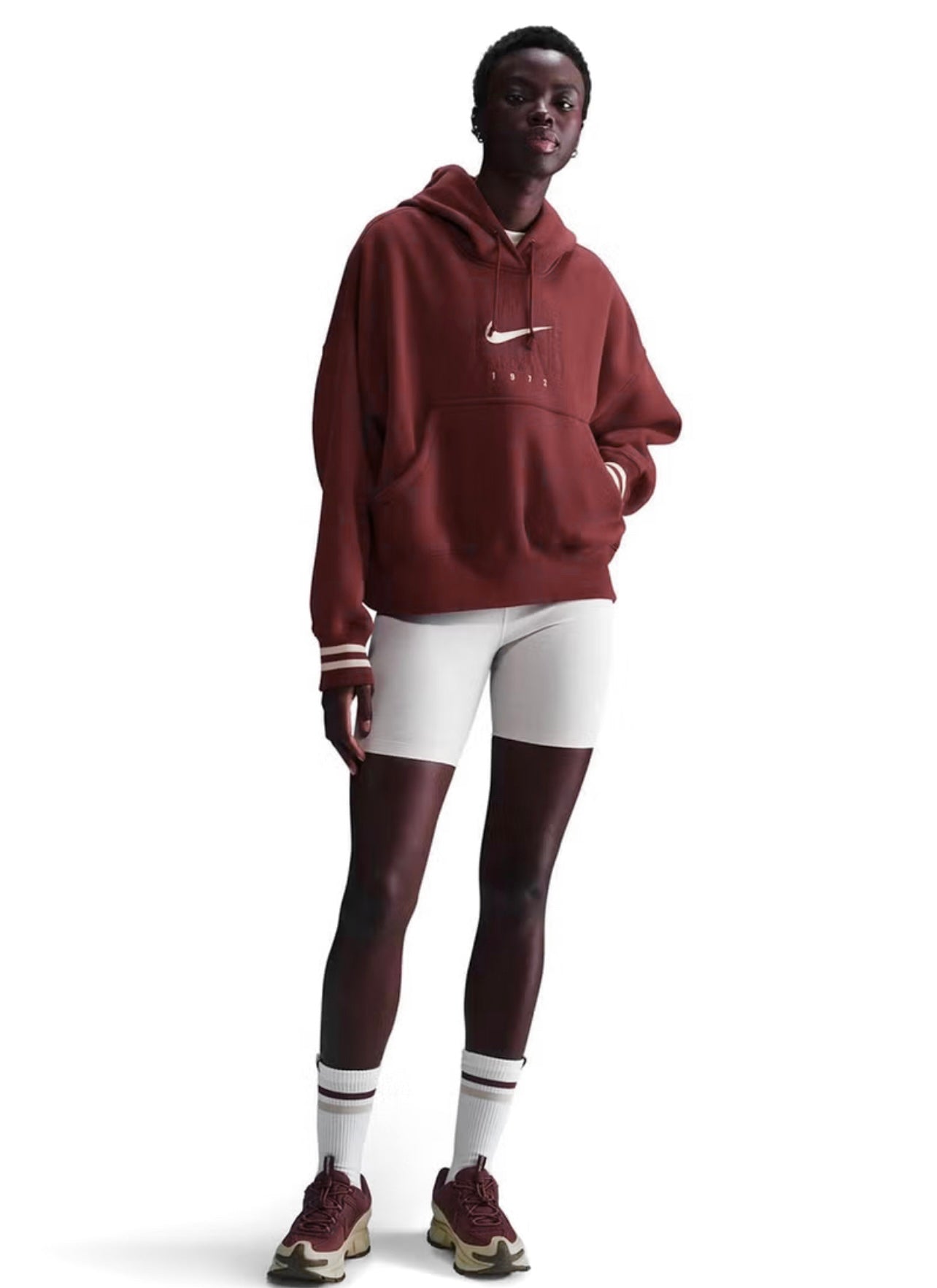 Nike fleece oversized hoodie