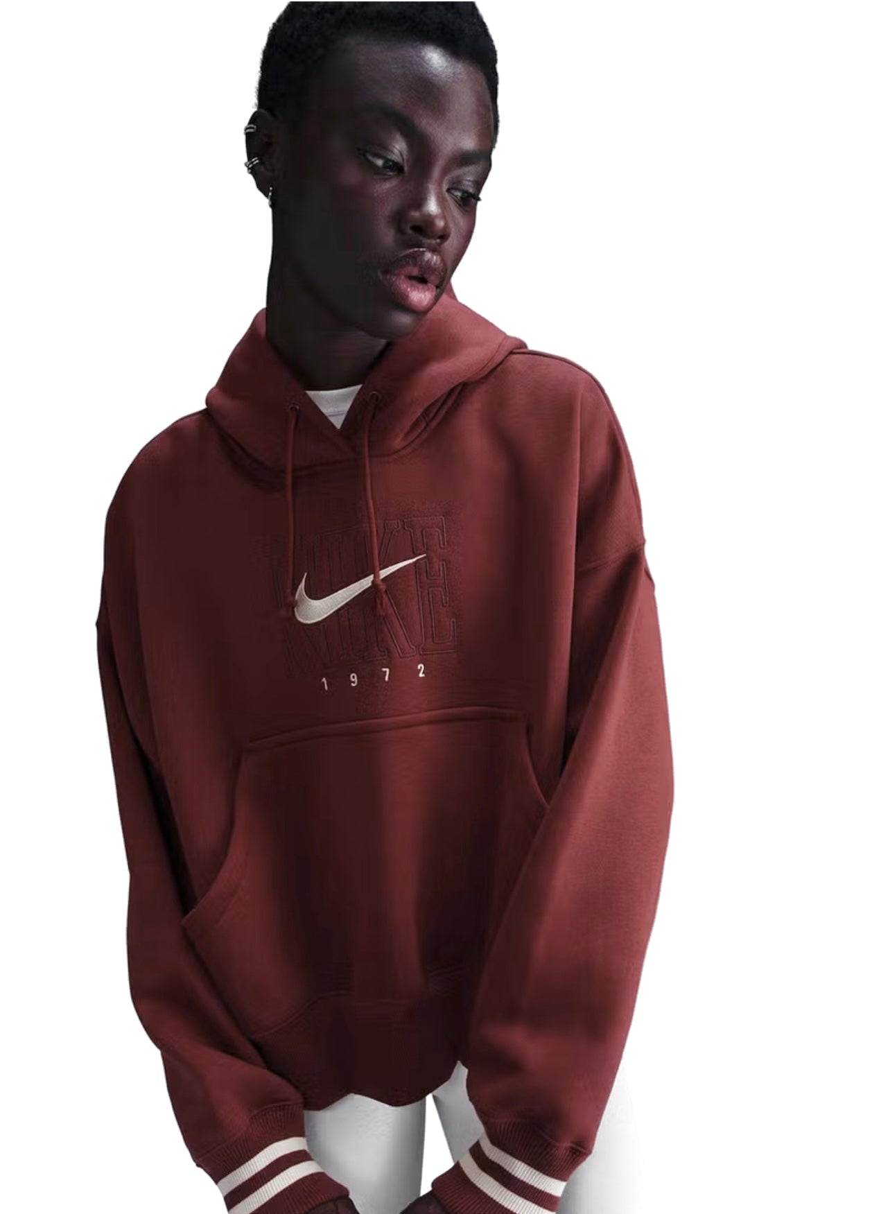 Nike fleece oversized hoodie