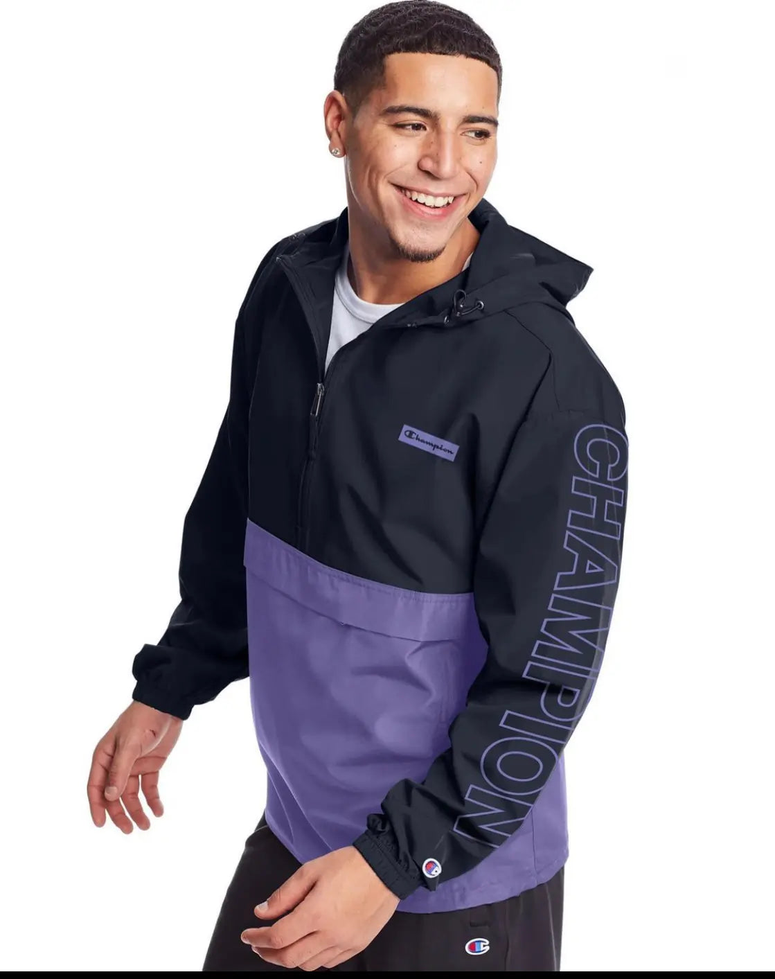 Champion windbreaker zip up