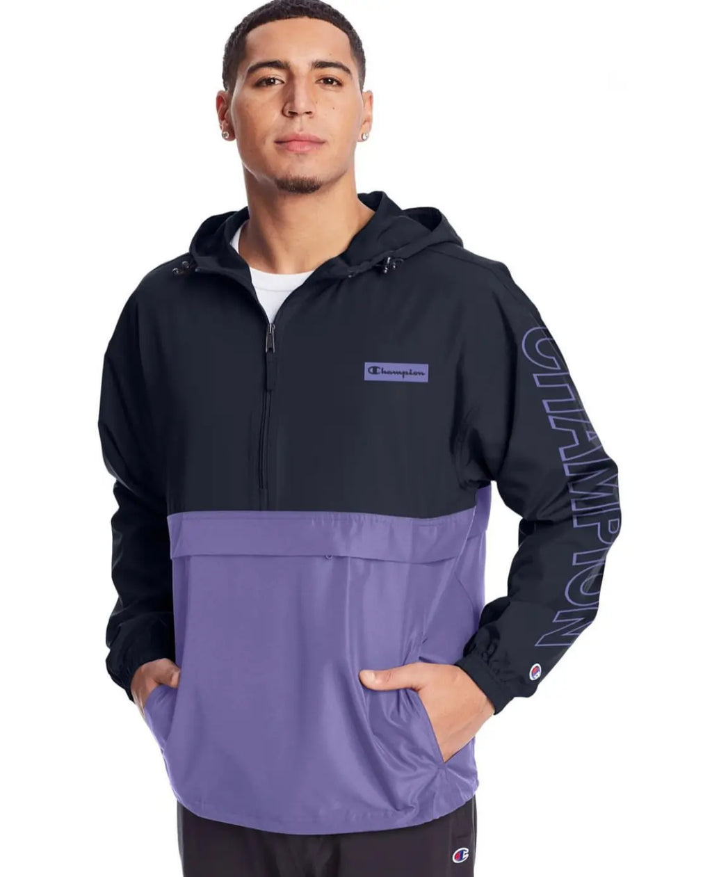 Champion windbreaker zip up